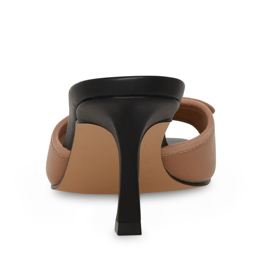 Mulas Steve Madden Emory Cuero Mujer Marrones | ES TG293S